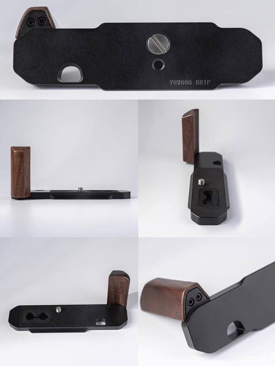 Nikon FM2 Wooden Grip with Arca-Swiss Quick Release System