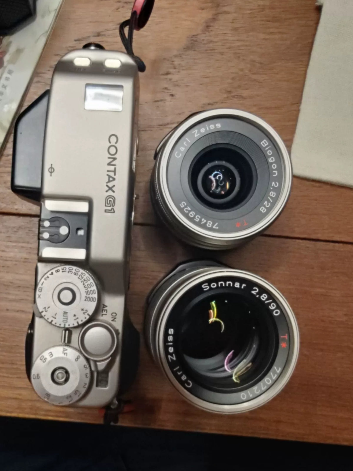 [Pre-owned] Contax G1 Green Label — with Biogon 28mm f/2.8 and Sonnar 90mm f/2.8