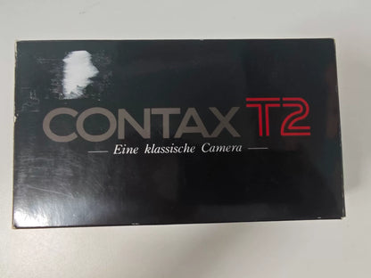 [Pre-owned] Contax T2 — Titanium, with Box, Case and Strap