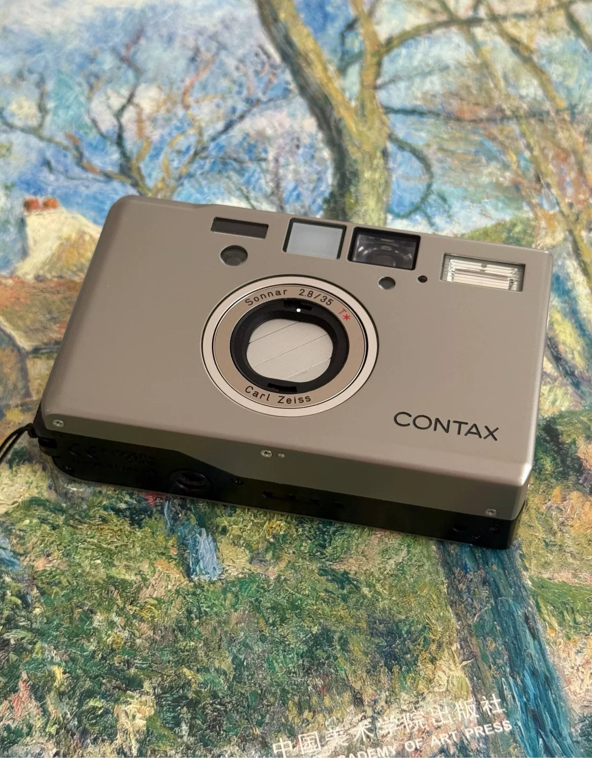 [Pre-owned] Contax T3 Titanium — Modified Metal Double-Tooth Advance, with Case