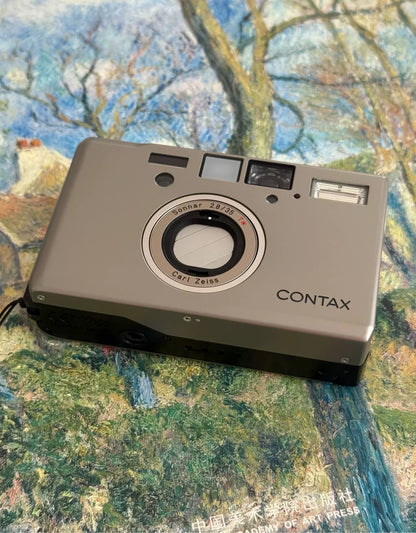 [Pre-owned] Contax T3 Titanium — Modified Metal Double-Tooth Advance, with Case