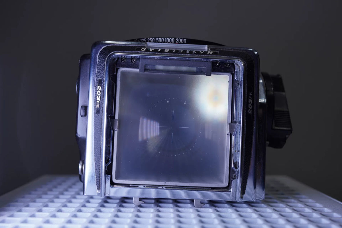 [Pre-owned] Hasselblad 203FE — Body with Acute Matte Screen and Waist-Level Finder