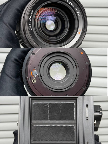 [Pre-owned] Hasselblad 501C Black — with CF 50mm f/4 FLE Distagon Lens