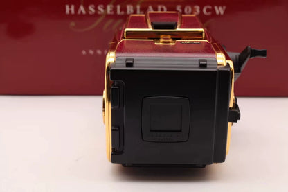 [Pre-owned] Hasselblad 503CW 50th Anniversary Edition — Red Leather, 24K Gold, Set
