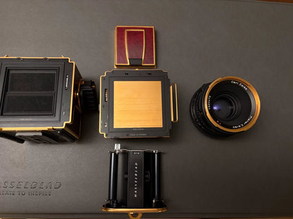 [Pre-owned] Hasselblad 503CW Gold Supreme No. 119 — with Planar CF 80mm f/2.8 and A12