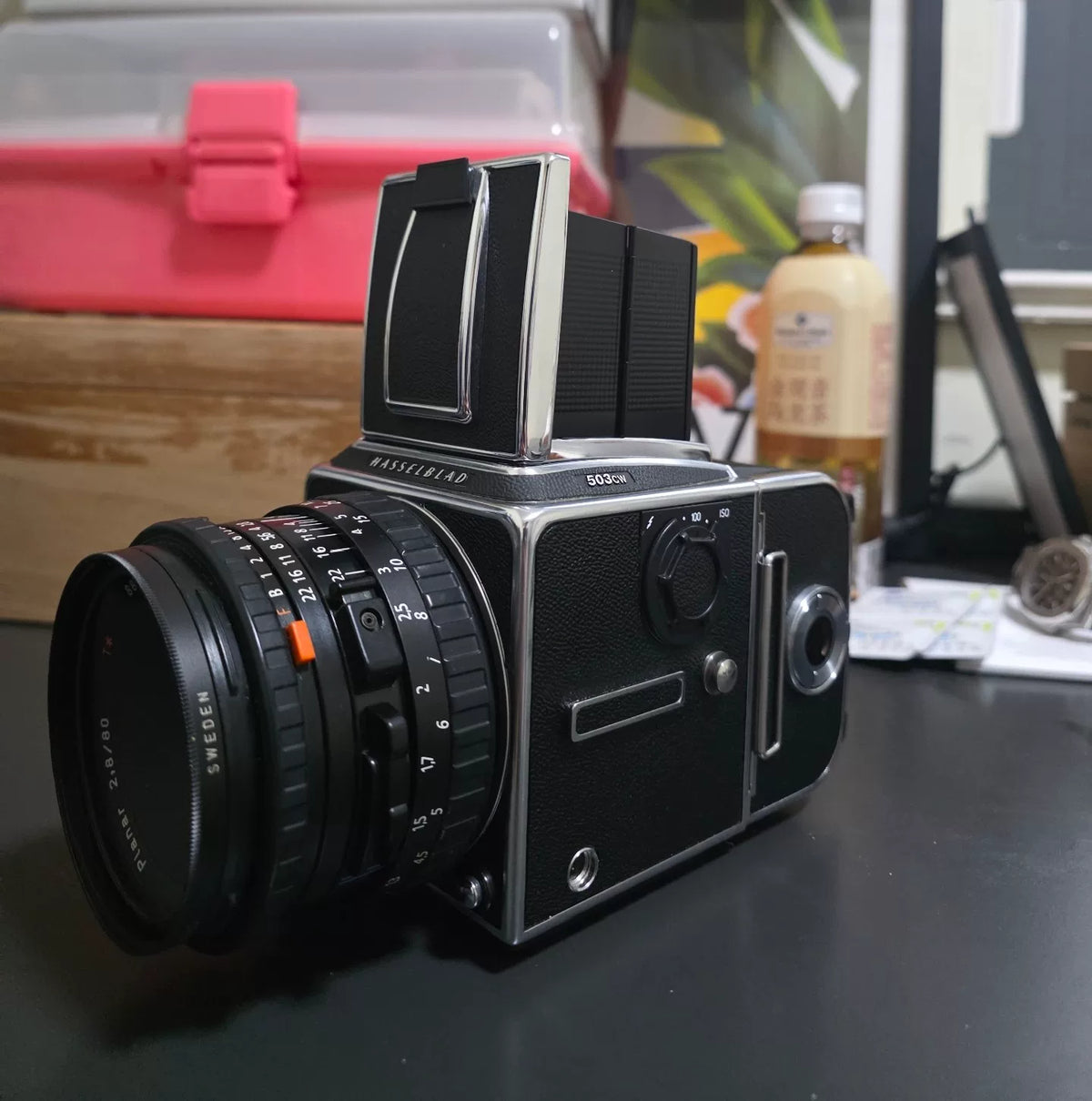 [Pre-owned] Hasselblad 503CW — with CFE 80mm f/2.8, A12 Back and Waist-Level Finder