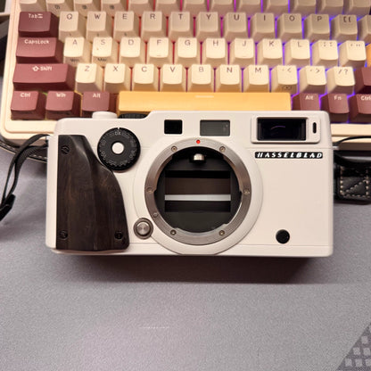 [Pre-owned] Hasselblad XPan with 45mm f/4 — Repainted White, Wood Grip
