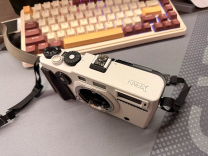 [Pre-owned] Hasselblad XPan with 45mm f/4 — Repainted White, Wood Grip