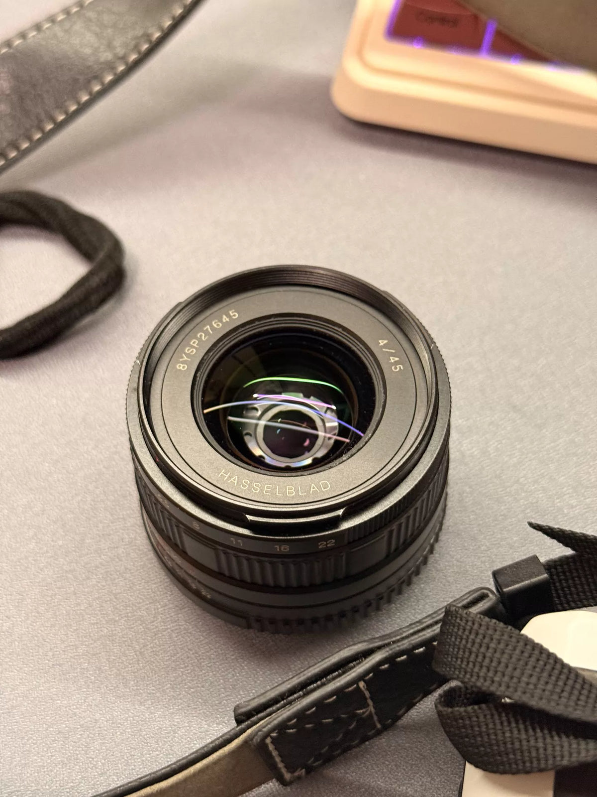[Pre-owned] Hasselblad XPan with 45mm f/4 — Repainted White, Wood Grip