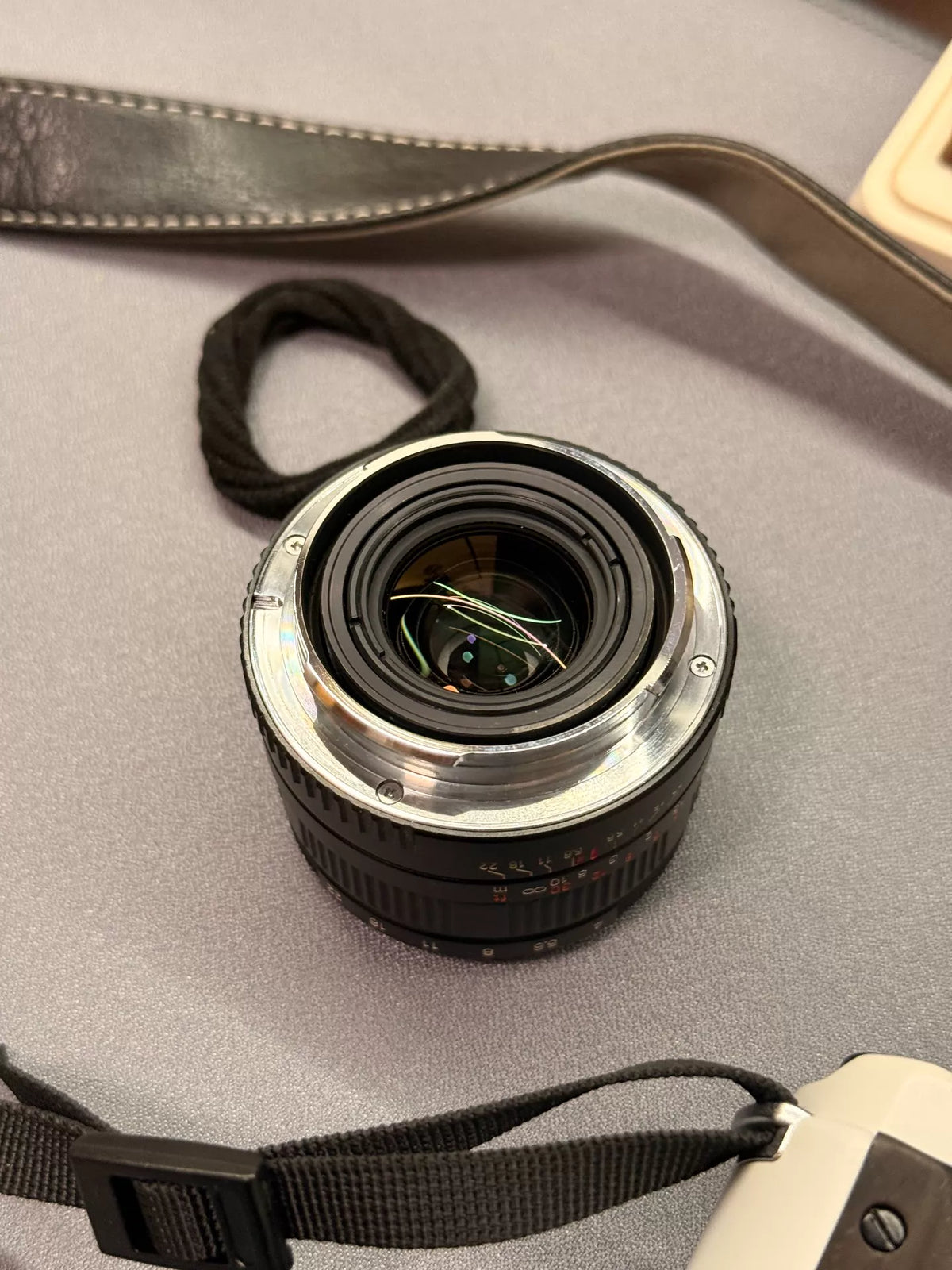 [Pre-owned] Hasselblad XPan with 45mm f/4 — Repainted White, Wood Grip