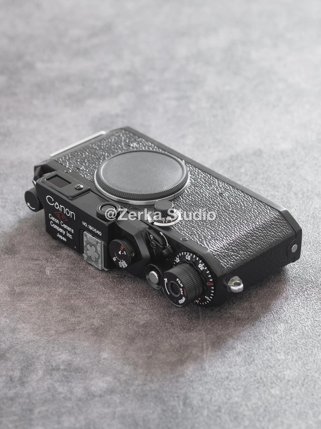 [Made to Order] Canon IIIa 【Black Lacquer】#164