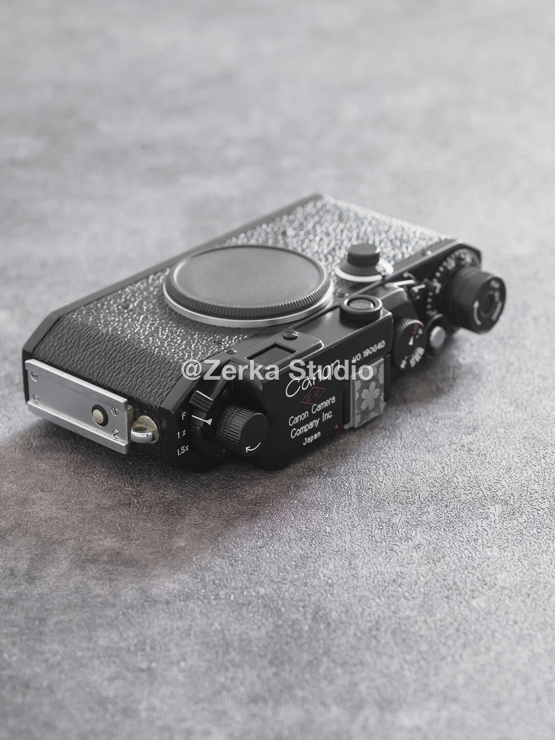 [Made to Order] Canon IIIa 【Black Lacquer】#164