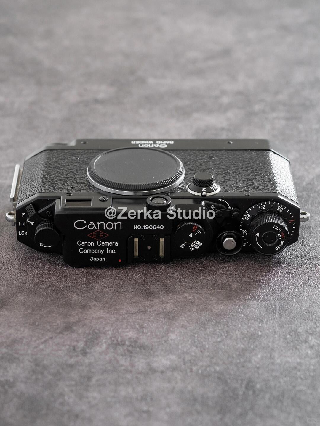 [Made to Order] Canon IIIa 【Black Lacquer】#164