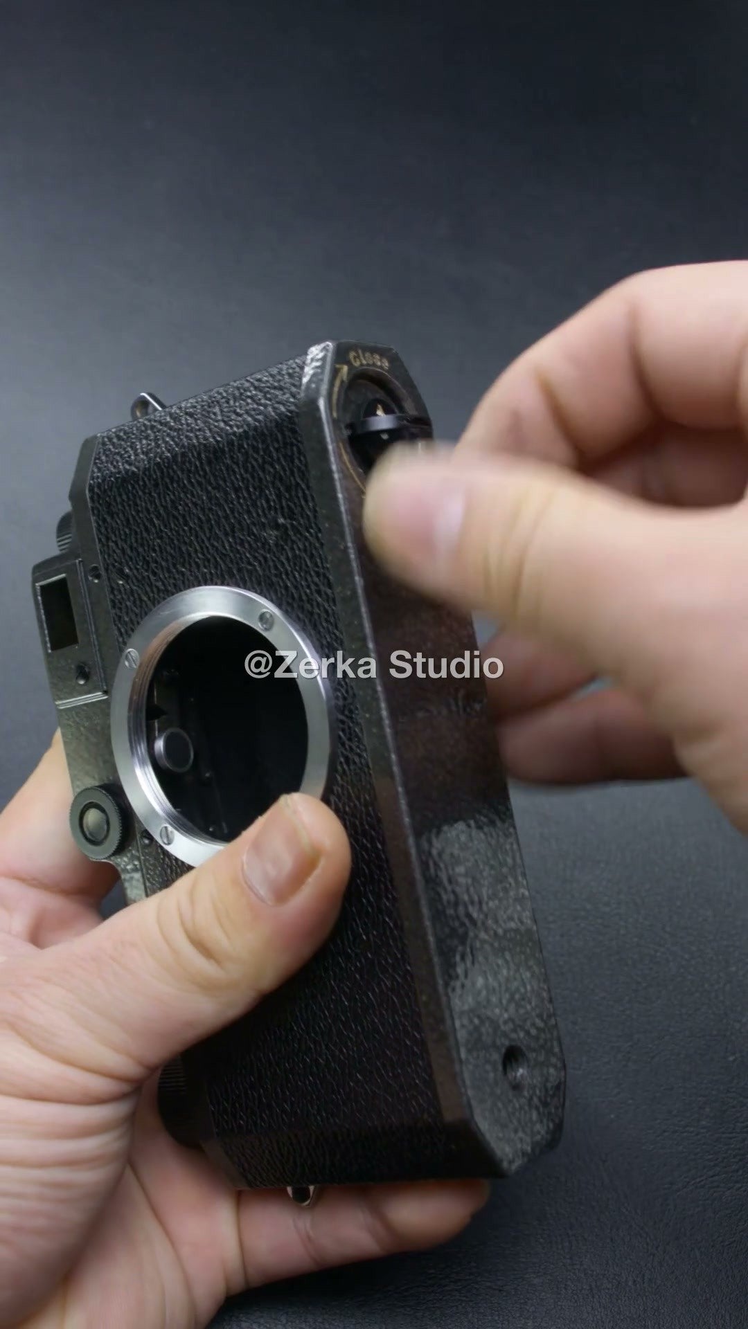 [Made to Order] Canon IId 【Crinkle Black】#46