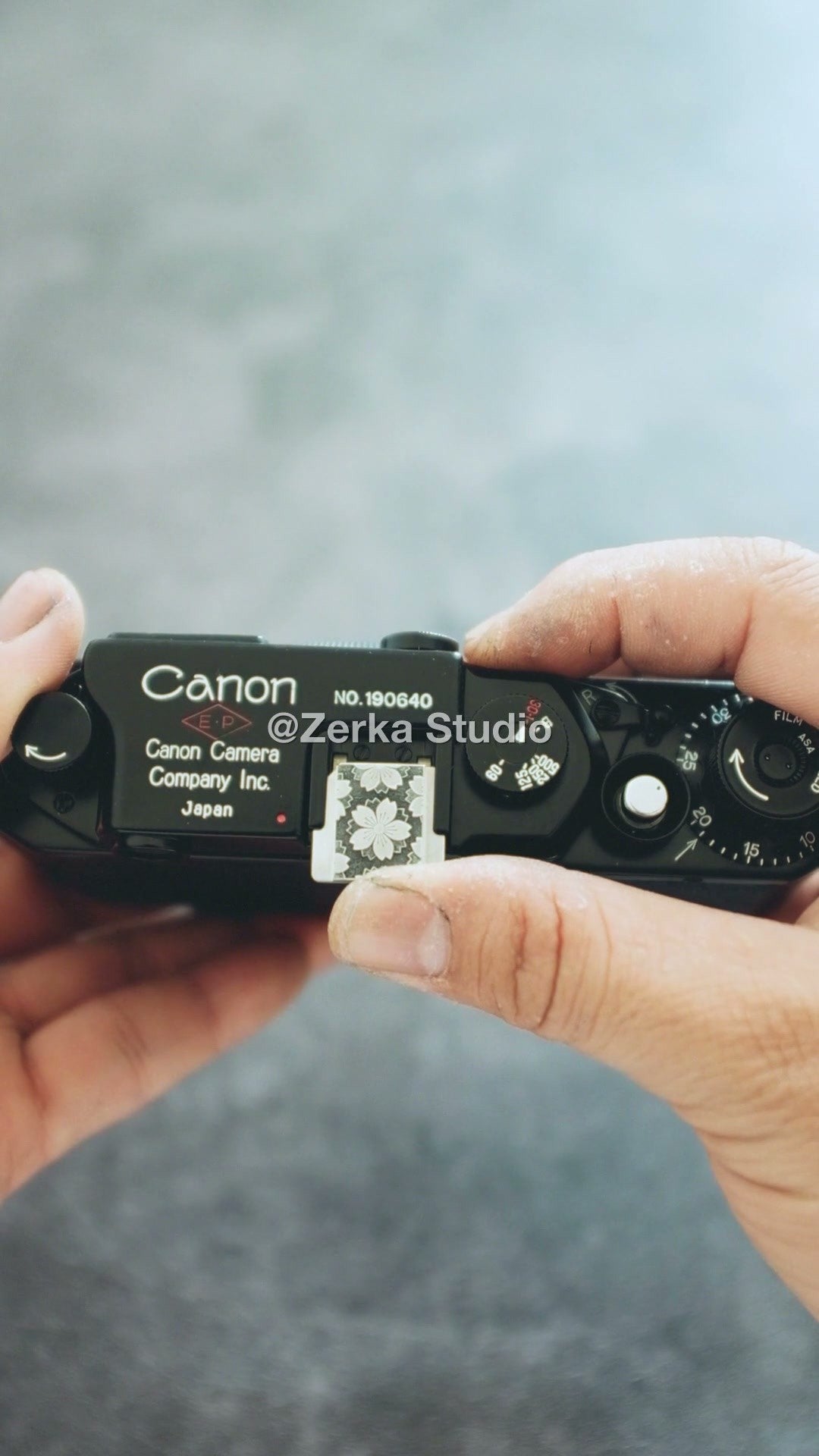 [Made to Order] Canon IIIa 【Sage Crinkle】#162