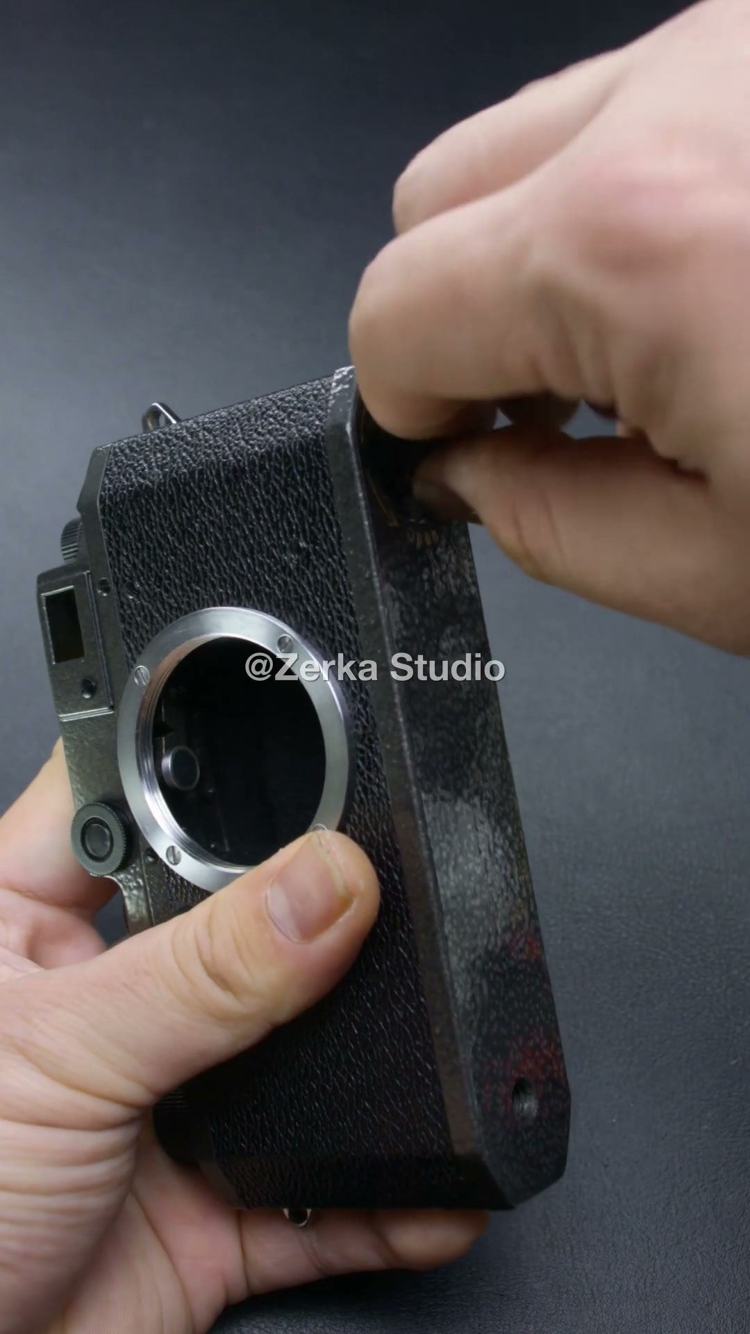[Made to Order] Canon IId 【Crinkle Black】#46