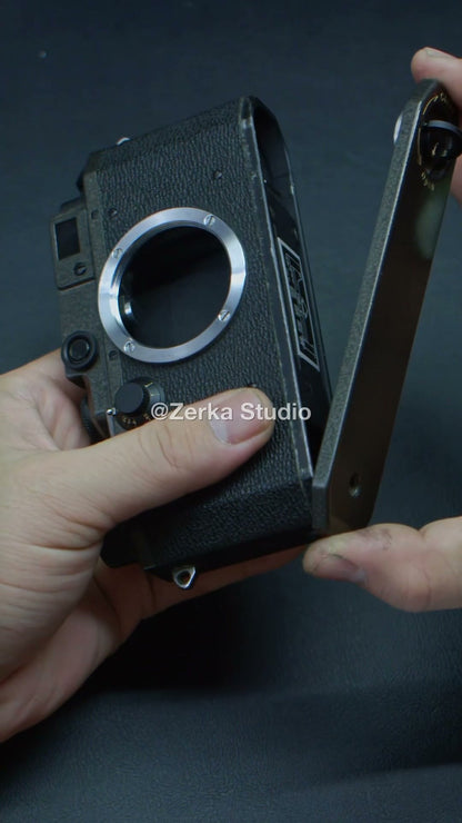 [Made to Order] Canon IIIa 【Crinkle Black】#58
