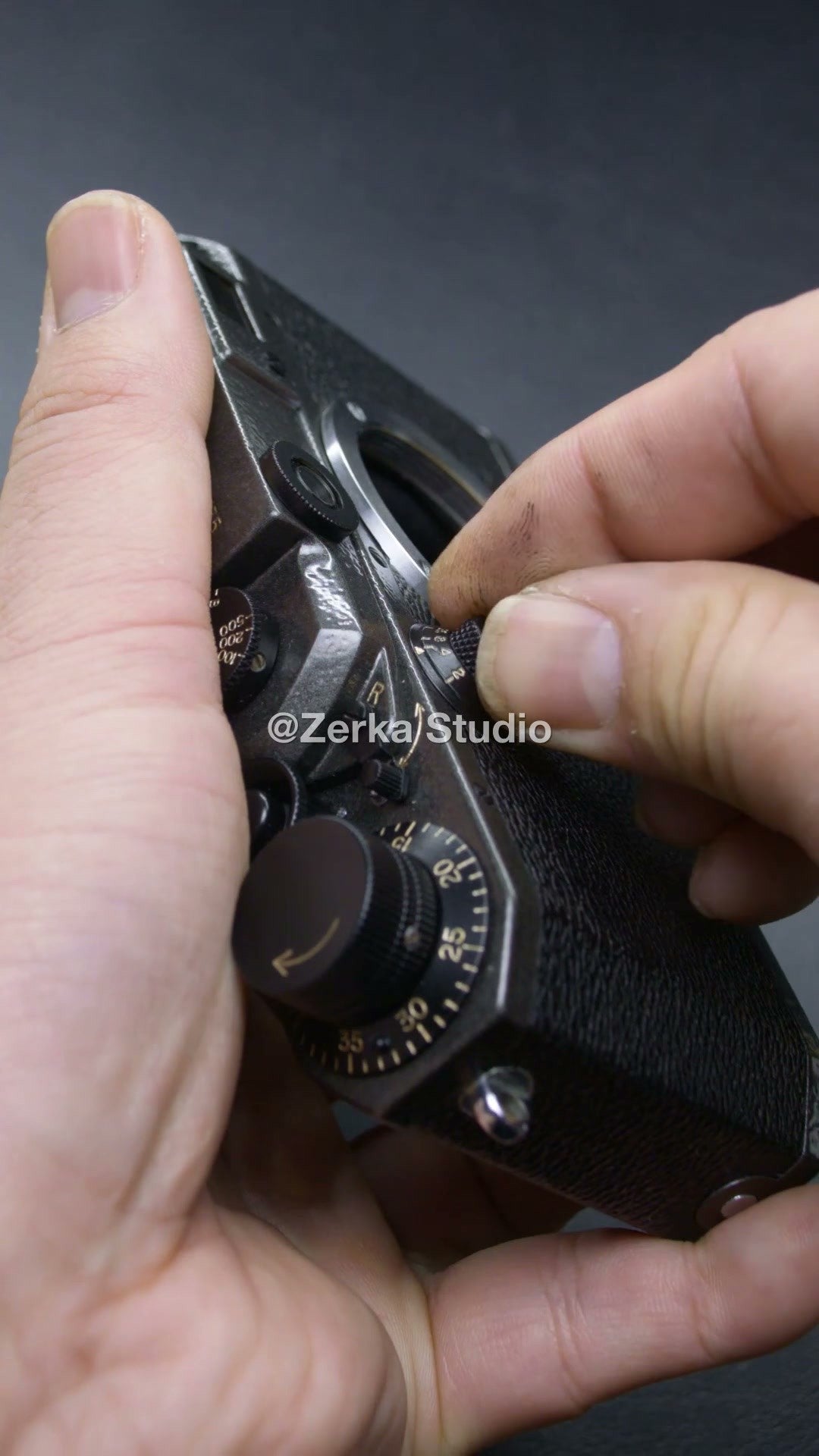 [Made to Order] Canon IId 【Crinkle Black】#46