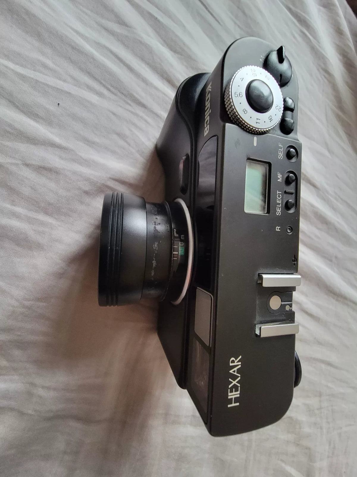 [Pre-owned] Konica Hexar AF — 35mm f/2, Filters and Two Batteries Included