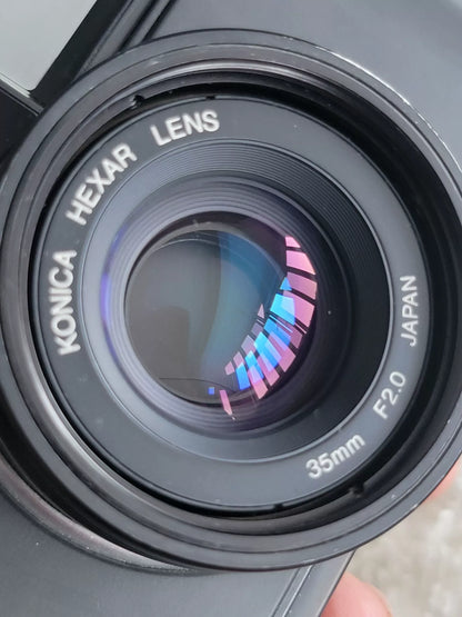 [Pre-owned] Konica Hexar AF — 35mm f/2, Filters and Two Batteries Included