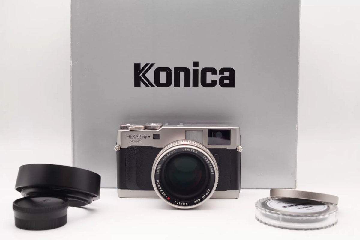[Pre-owned] Konica Hexar RF Limited — with M-Hexanon 50mm f/1.2 Limited, Boxed