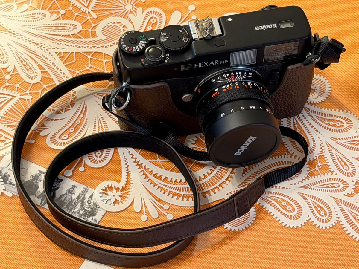 [Pre-owned] Konica Hexar RF — with M-Hexanon 50mm f/2, Full Boxed Set
