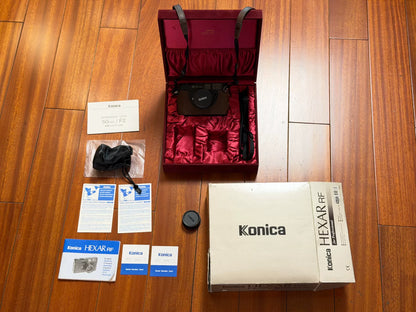 [Pre-owned] Konica Hexar RF — with M-Hexanon 50mm f/2, Full Boxed Set