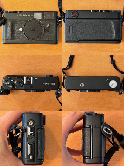 [Pre-owned] Konica Hexar RF — with M-Hexanon 50mm f/2, Full Boxed Set