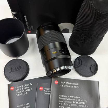 [Pre-owned] Leica APO-Elmar-S 180mm f/3.5 — with Box, New Focus Motor