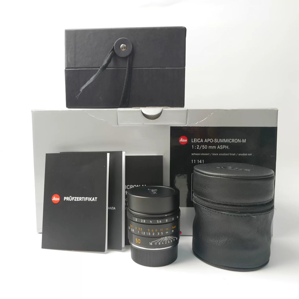 [Pre-owned] Leica APO-Summicron-M 50mm f/2 ASPH Black — Boxed
