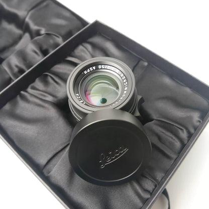 [Pre-owned] Leica APO-Summicron-M 50mm f/2 ASPH Black — Boxed