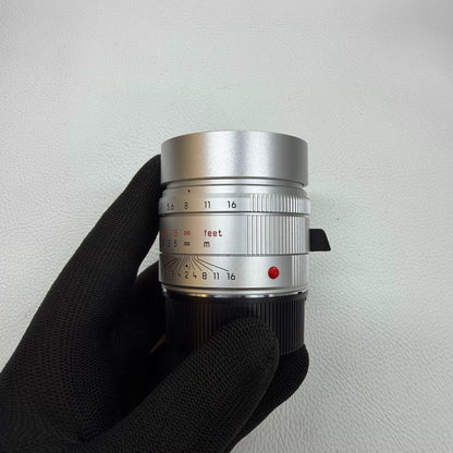[Pre-owned] Leica APO-Summicron-M 50mm f/2 ASPH — Silver, with Box
