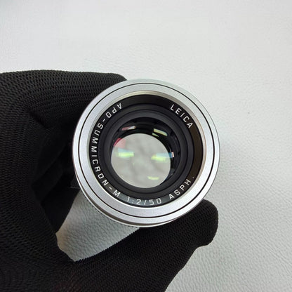 [Pre-owned] Leica APO-Summicron-M 50mm f/2 ASPH — Silver, with Box