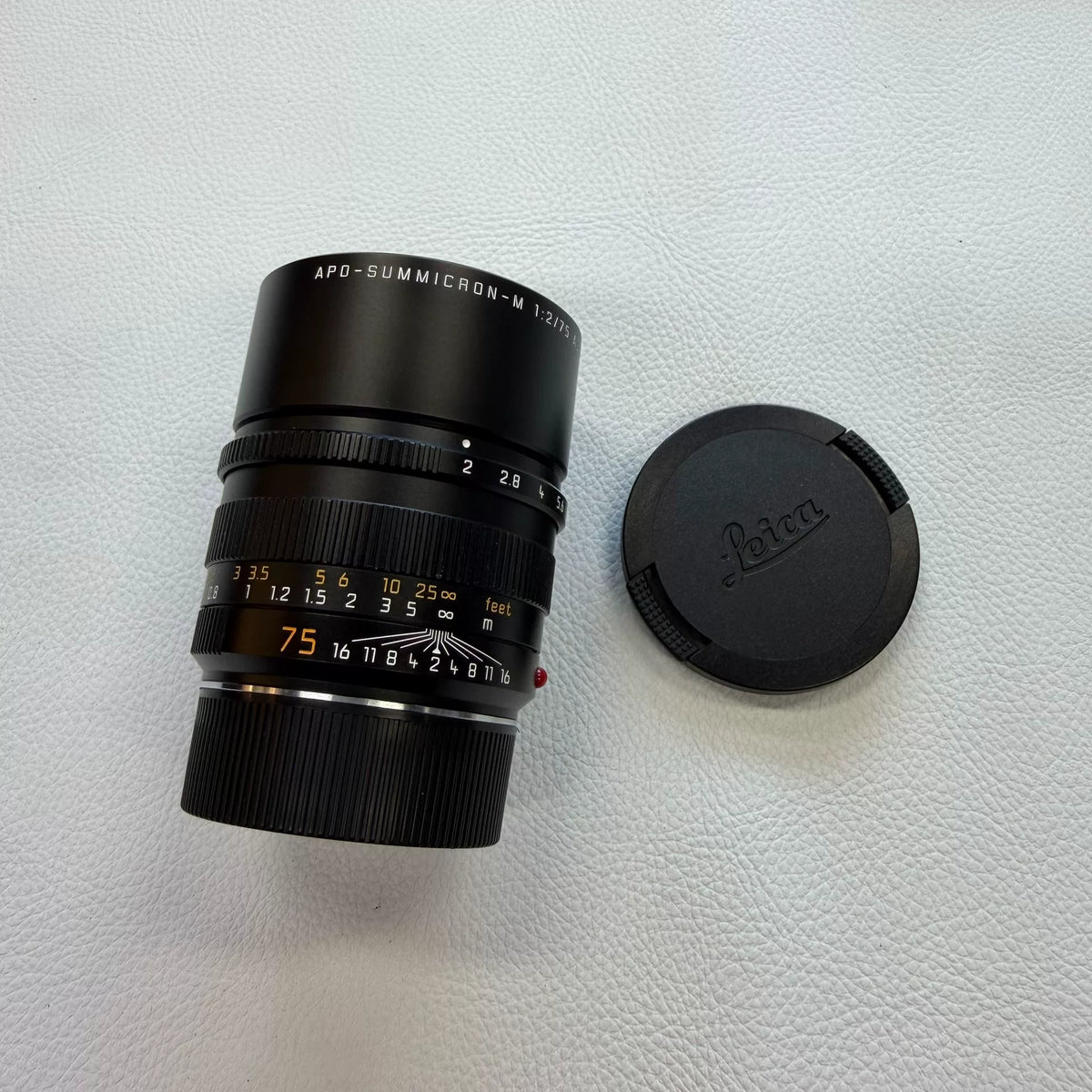 [Pre-owned] Leica APO-Summicron-M 75mm f/2 ASPH — Black (11637)