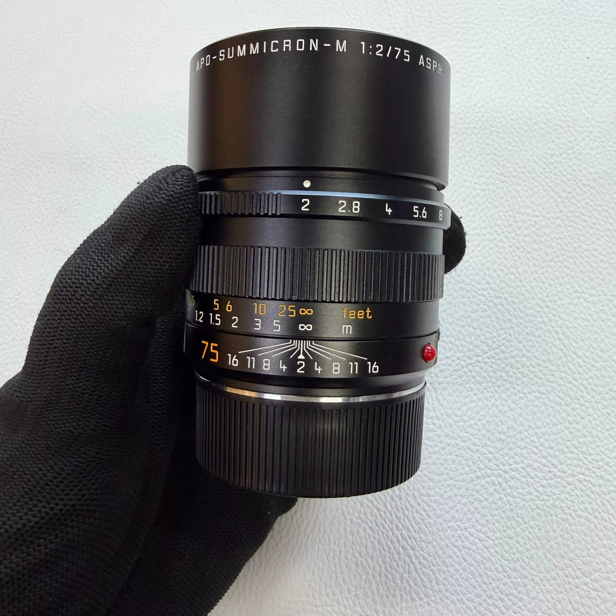 [Pre-owned] Leica APO-Summicron-M 75mm f/2 ASPH — Black (11637)