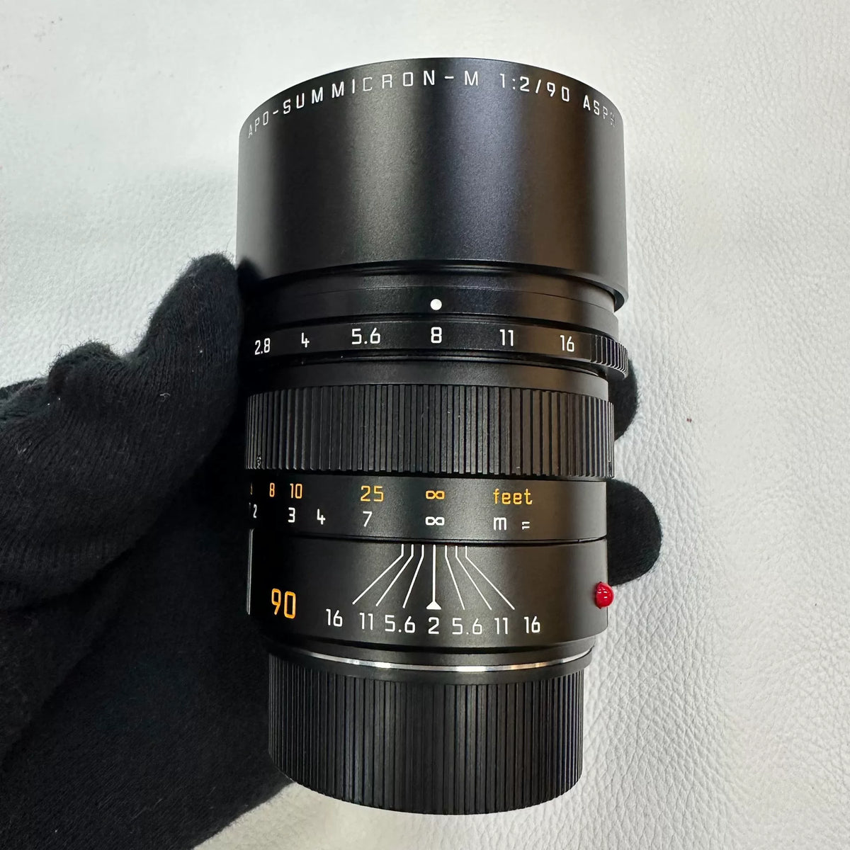 [Pre-owned] Leica APO-Summicron-M 90mm f/2 ASPH — Black (11884)