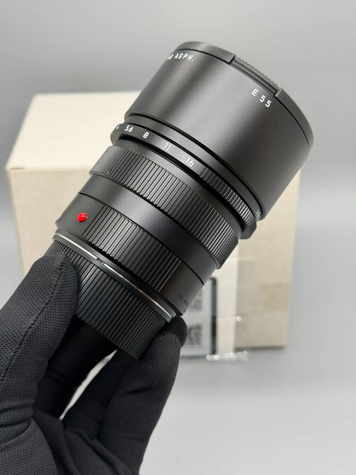 [Pre-owned] Leica APO-Summicron-M 90mm f/2 ASPH Black (11884) — with Box