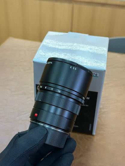 [Pre-owned] Leica APO-Summicron-M 90mm f/2 ASPH Black (11884) — Boxed