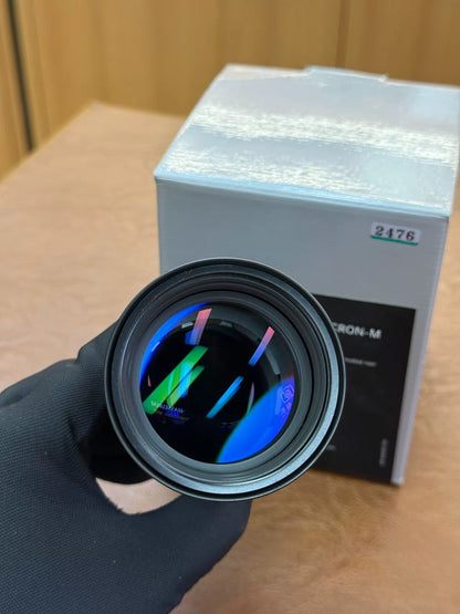 [Pre-owned] Leica APO-Summicron-M 90mm f/2 ASPH Black (11884) — Boxed