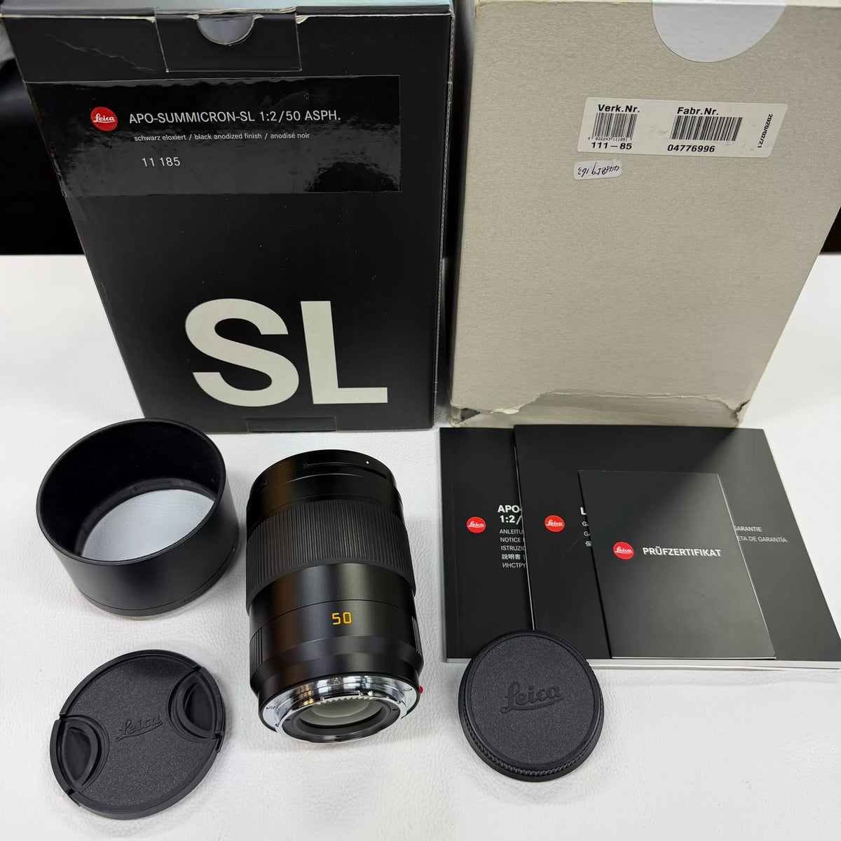 [Pre-owned] Leica APO-Summicron-SL 50mm f/2 ASPH (11185) — with Box