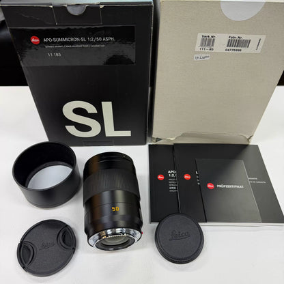 [Pre-owned] Leica APO-Summicron-SL 50mm f/2 ASPH (11185) — with Box