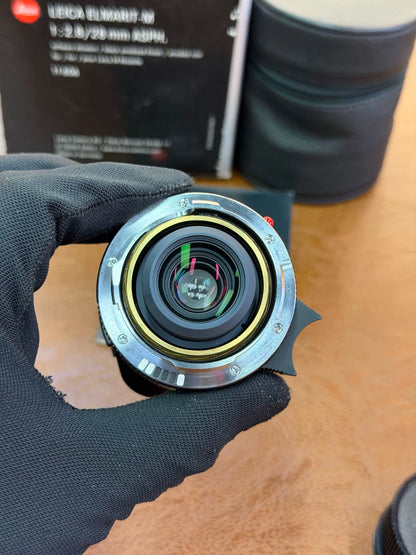 [Pre-owned] Leica Elmarit-M 28mm f/2.8 ASPH (11606) — Black, with Box