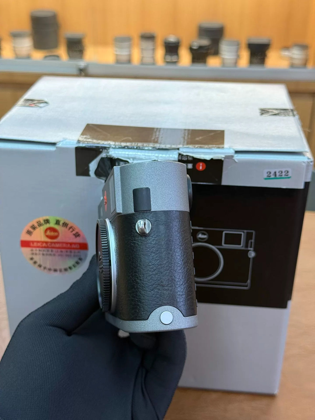 [Pre-owned] Leica M-E (Typ 240) — Anthracite Gray, Complete Set