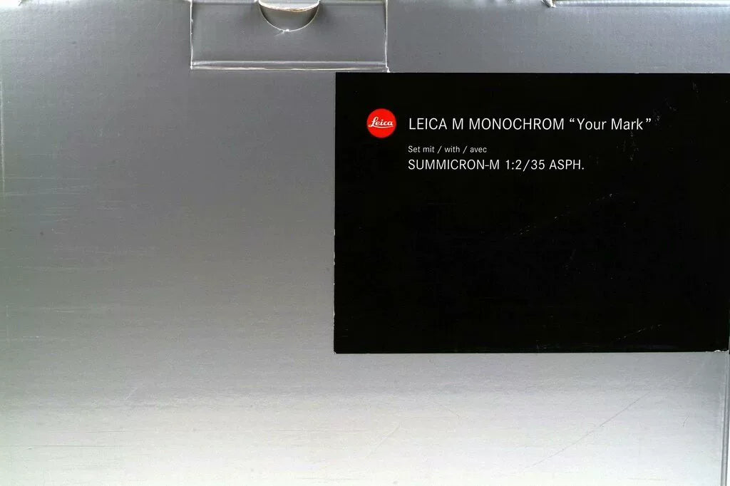 [Pre-owned] Leica M Monochrom (Typ 246) "Your Mark" — Set with 35mm f/2, No. 41/80