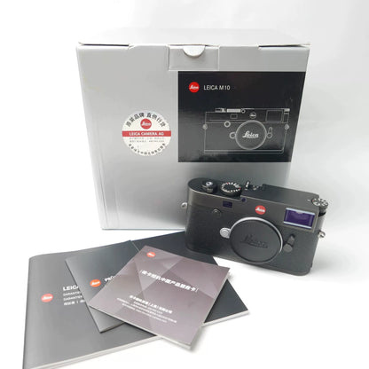 [Pre-owned] Leica M10 Black Chrome — Body with Box