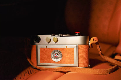 [Pre-owned] Leica M3 Double Stroke — Modified, Orange Covering, MP Anti-Flare Glass