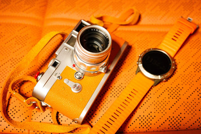 [Pre-owned] Leica M3 Double Stroke — Modified, Orange Covering, MP Anti-Flare Glass