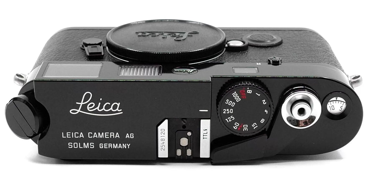 [Pre-owned] Leica M6 0.72 LHSA Special Edition — Black Paint Body, Boxed