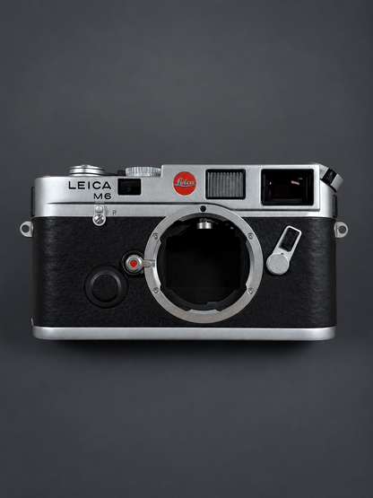 [Pre-owned] Leica M6 Rangefinder Body — Modified Top Badge, with Box