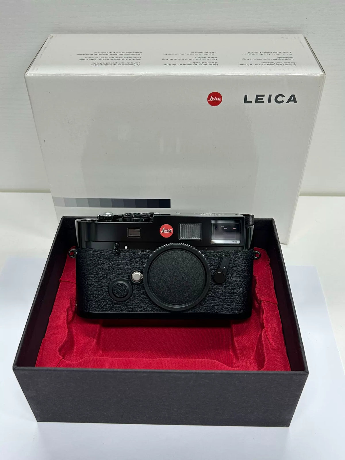 [Pre-owned] Leica M6 TTL 0.85 Black Paint (10477) — Limited Edition Body with Box